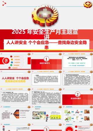 2025年安全月主题课件二：安全月主题宣讲课件（67页）.pptx