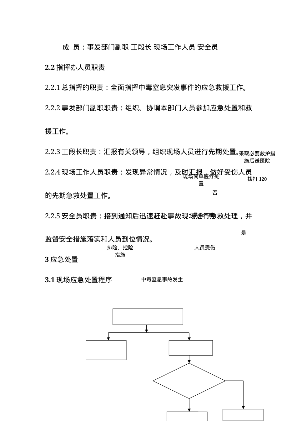 受限空间中毒窒息事故现场处置方案.docx_第3页