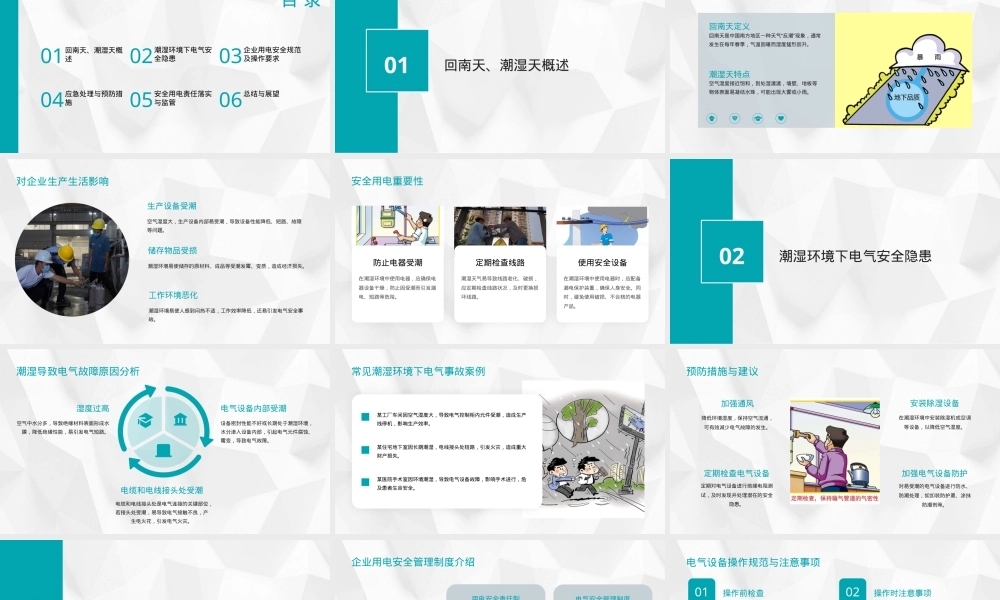 企业回南天、潮湿天用电安全培训.pptx