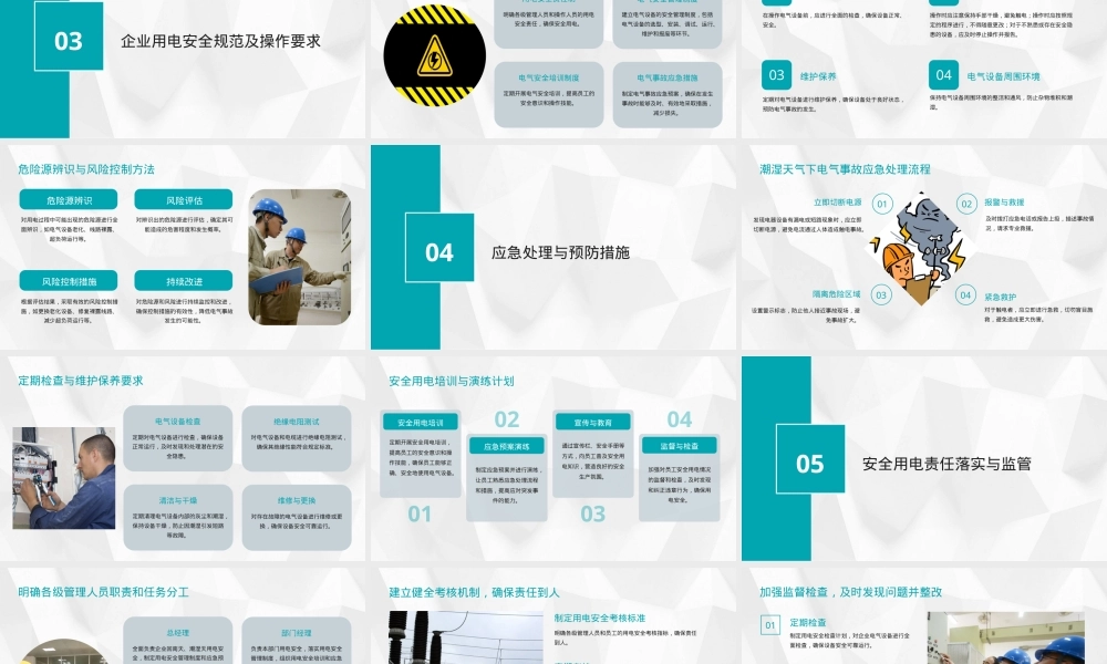 企业回南天、潮湿天用电安全培训.pptx
