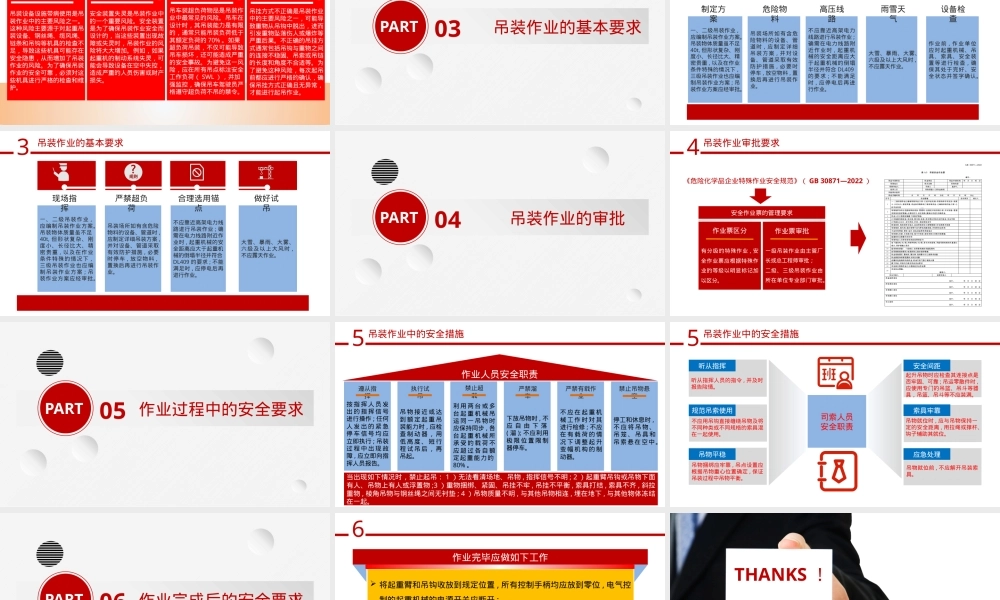 【课件】最新吊装作业的安全教育培训.pptx