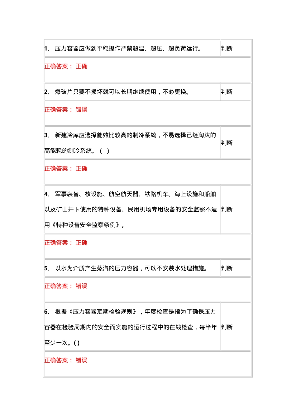 固定式压力容器题库.doc_第1页