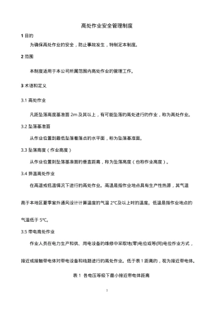 高处作业安全管理规定.doc