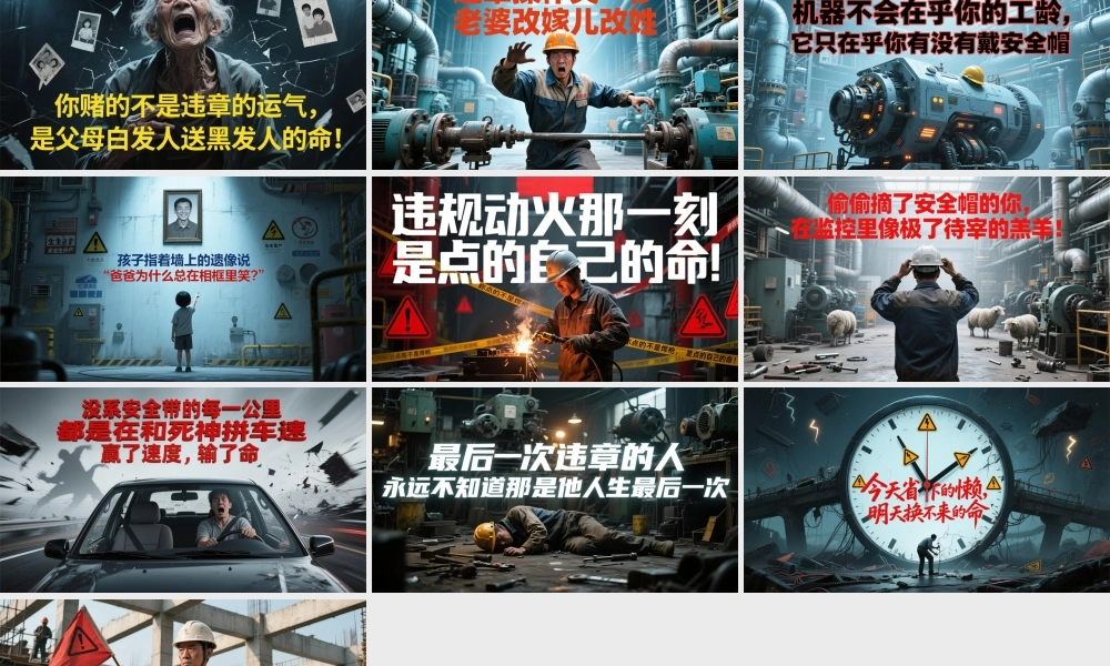 2025年十大扎心安全标语.pptx