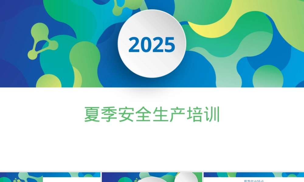 2025年夏季四防及工作要点培训.pptx
