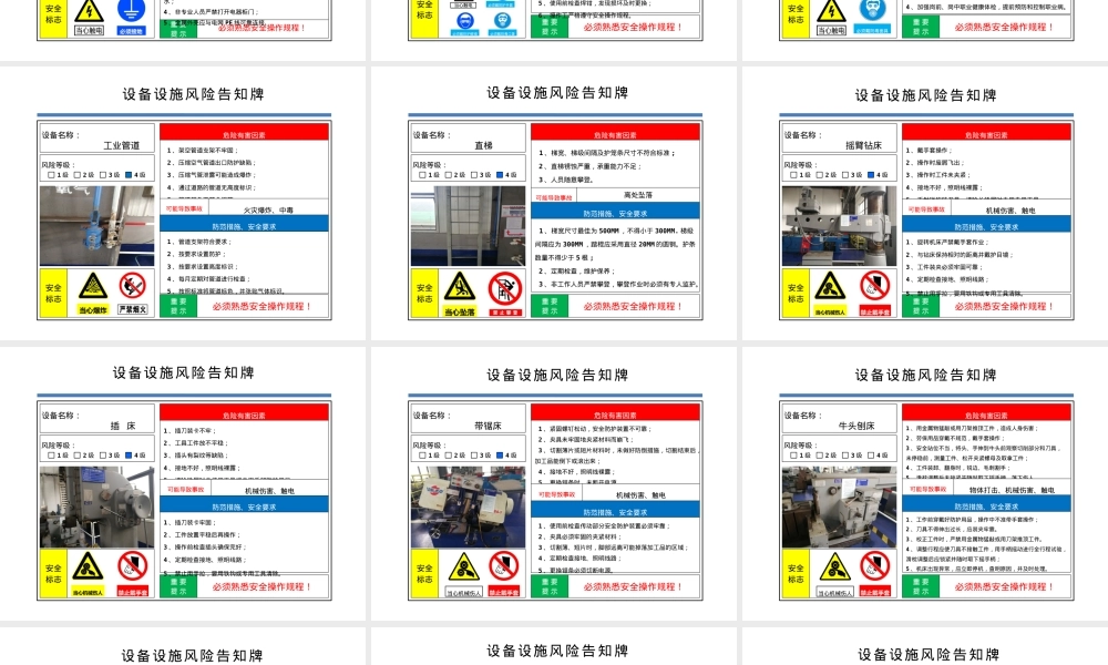 37个设备设施风险告知牌.pptx
