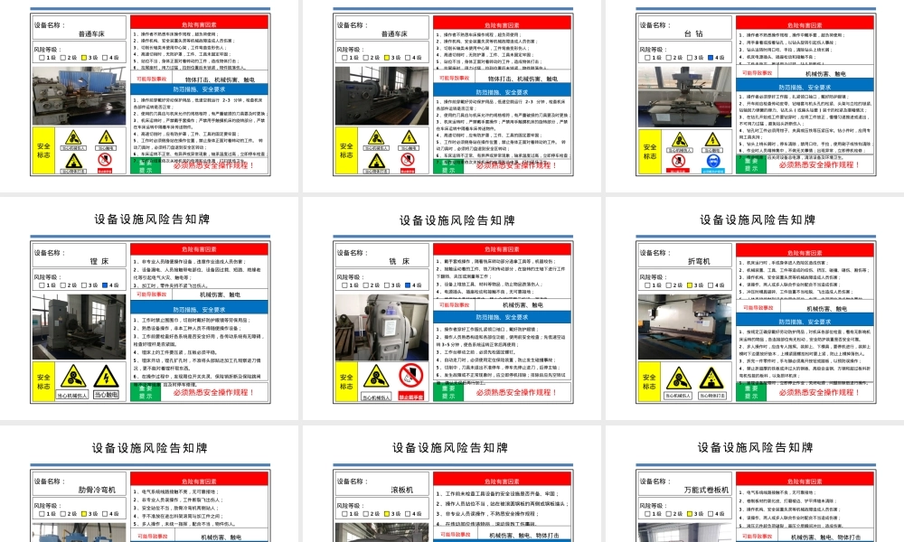 37个设备设施风险告知牌.pptx