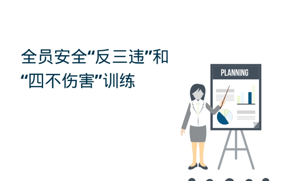 全员安全“反三违”训练和“四不伤害”培训.pptx