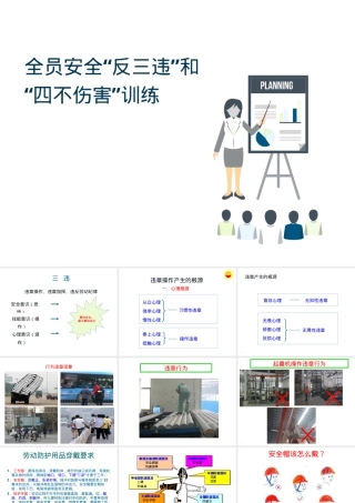 全员安全“反三违”训练和“四不伤害”培训.pptx