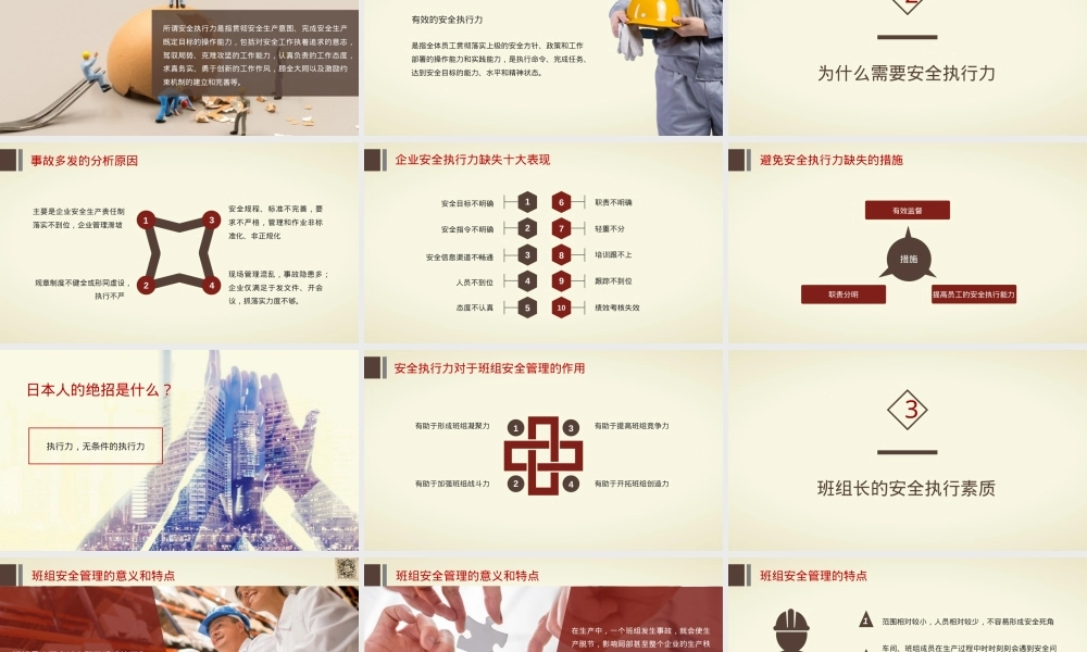 【课件】班组长安全执行力（86页）.pptx