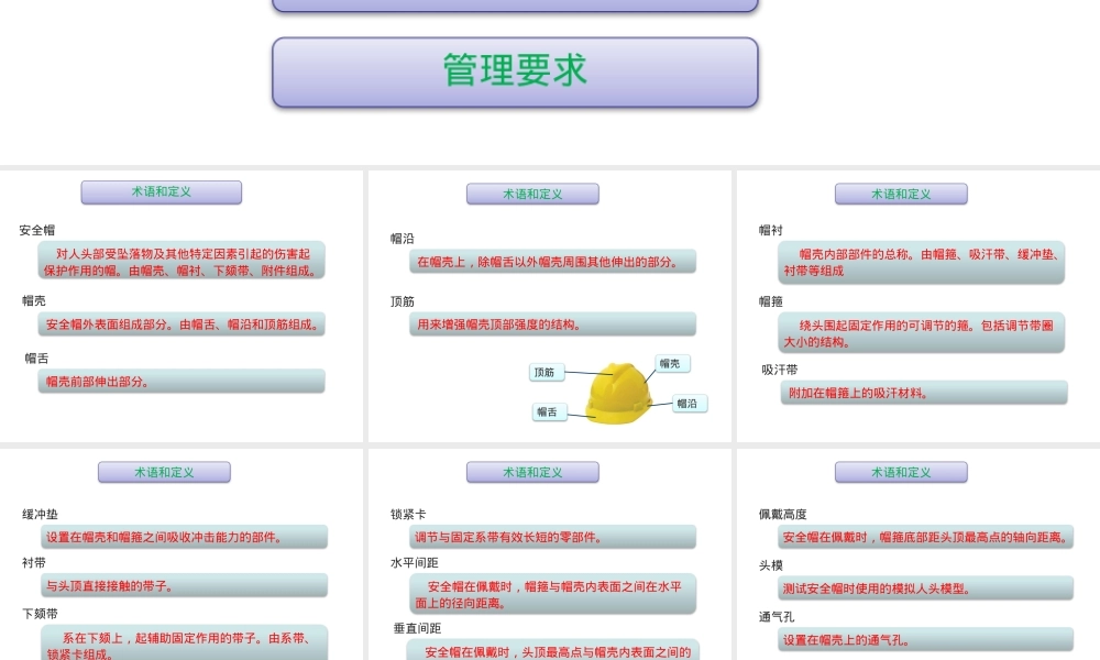 安全帽生产与使用管理规范.pptx