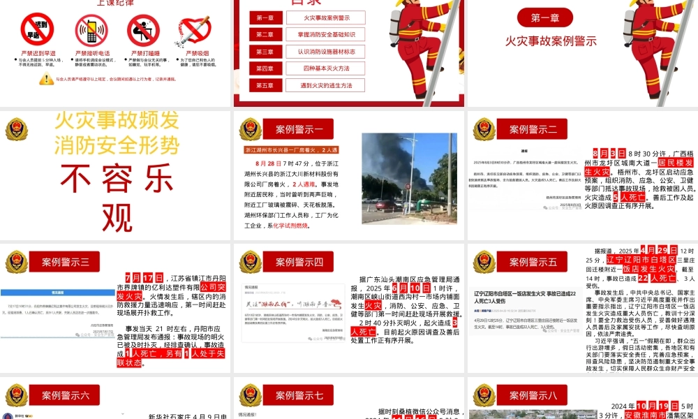 2025国庆节前消防安全警示教育.pptx