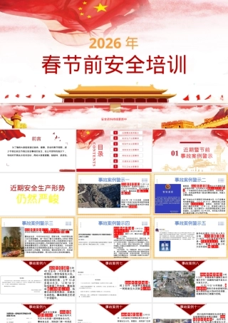 2026年春节前安全培训（98页）.pptx